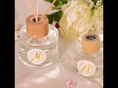 Minyak Wangi Mewah Botol Kaca Hitam Reed Diffuser 100ml