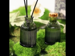 Botol Kaca Wangi Reed Diffuser Private Label 100ml Dengan Tutup Logam Emas