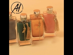 Botol Kaca Wangi Reed Diffuser Private Label 100ml Dengan Tutup Logam Emas