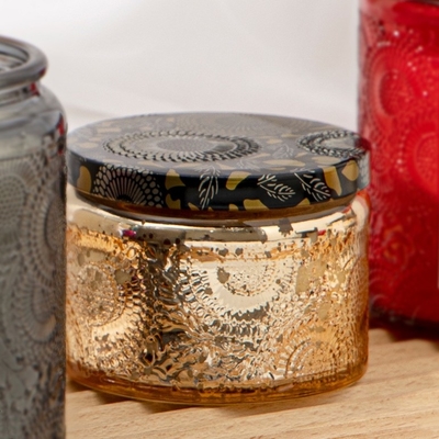 Aromaterapi Aroma Gift Set Soy Embossed Pattern Spiritual Candle Private Label