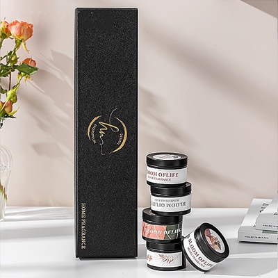 Decor Jar Hadiah Lilin Set 100% Soy Wax Travel Tin Wangi Lilin 5 pcs/Set