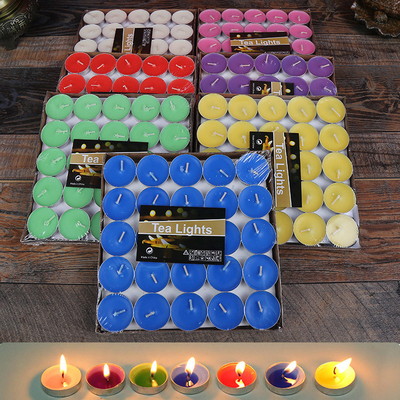 Aromaterapi Tealight Berbentuk Hati Tanpa Asap Lilin Lilin Wangi Kedelai 50 Pcs