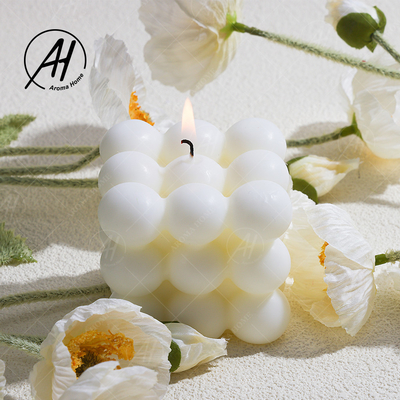 Aromaterapi Lilin Sudut Lilin Kedelai Beraroma Vegan Kustom Berbentuk Kubus