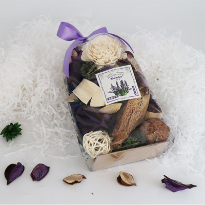 Pengharum Ruangan Potpourri Bunga Kering Lavender Tas Bunga Kering