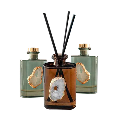 AROMA RUMAH Amber Crystal Essential Oil Reed Diffuser Set 180ml Untuk Kamar Tidur