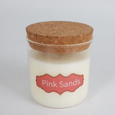 8oz Lilin Beraroma Lilin Alami Peppermint Eucalyptus Dengan Tutup Gabus