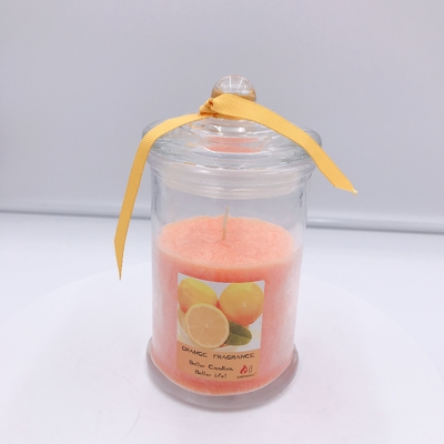Oem Organic Orange Soy Wax Lilin Mason Jar Beraroma Untuk Tidur