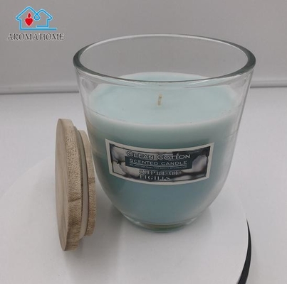 Kaca Oval Biru Lilin Citronella Luar Ruangan Besar Untuk Bug