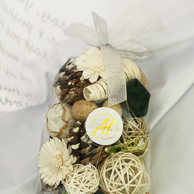 Buatan Tangan Aroma Potpourri 200g Wangi Bunga Kering Dan Kacang