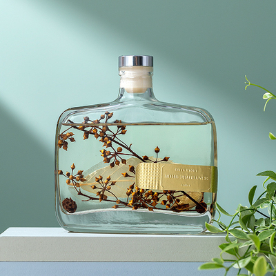 Home Fragrance Oud Cendana Aroma Reed Diffuser Parfum Di Kotak Hadiah