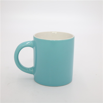 Aroma Home Shiny Blue Round Tea Cup Lilin Kedelai Keramik Beraroma 5.5oz