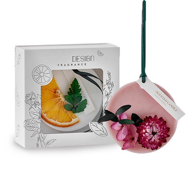 Tablet Lilin Beraroma Lilin Kedelai Segar Polikromatik Bulat 50g