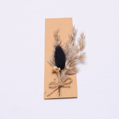 Rumput Kering Alami Pampas Berwarna-warni 43 * 15cm Untuk Set Hadiah