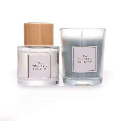 Lilin Beraroma Kustom Diffuser Set Label Pribadi
