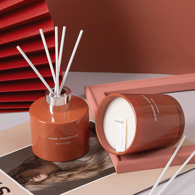 AROMA HOME Fragrance Oil Reed Diffuser Lilin Beraroma Desain Unik