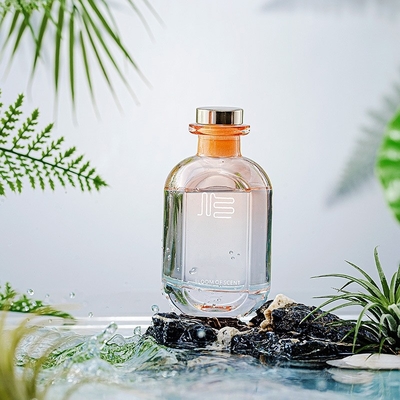 Botol Kaca Kustom Minyak Esensial Tongkat Aromaterapi Clear Reed Diffuser Rumah Tangga