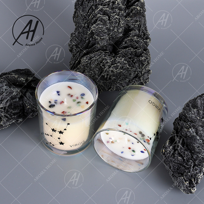 Lilin Lilin Kedelai Wangi Aroma Lilin Rumah Label Pribadi Kecil