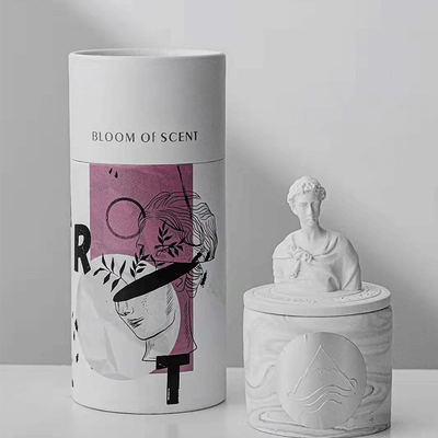 Handmade David Plaster Gypsum Fragrance Gardenia Lilin Beraroma Untuk Natal