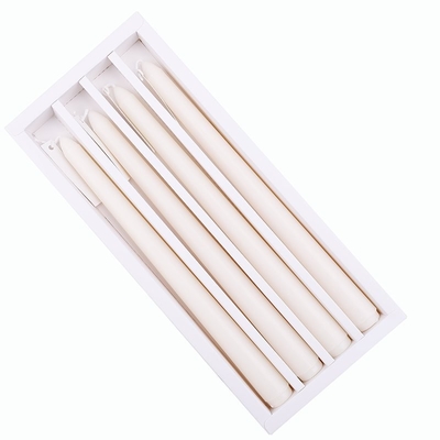 Renungan Tanpa Asap 8/10/12/15 Inch Tinggi Tongkat Pernikahan Makan Malam Lilin Set 4 Lilin Lancip