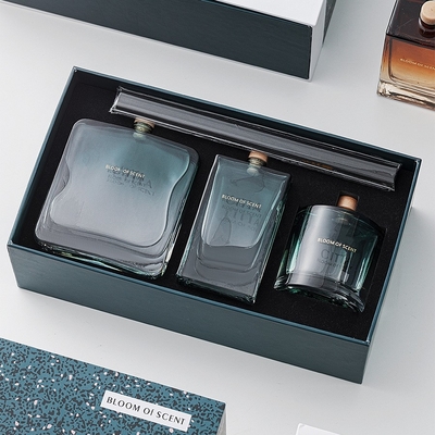 Rumah Aromaterapi Minyak Esensial Reed Diffuser Parfum Botol Kaca Kristal