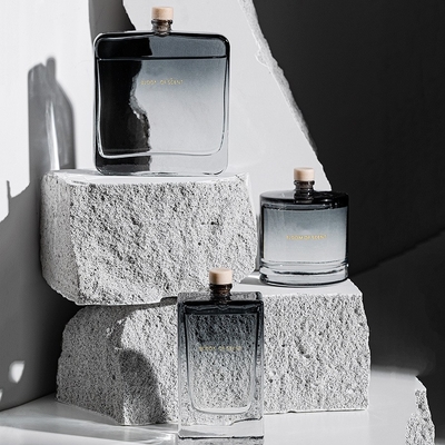 Rumah Aromaterapi Minyak Esensial Reed Diffuser Parfum Botol Kaca Kristal