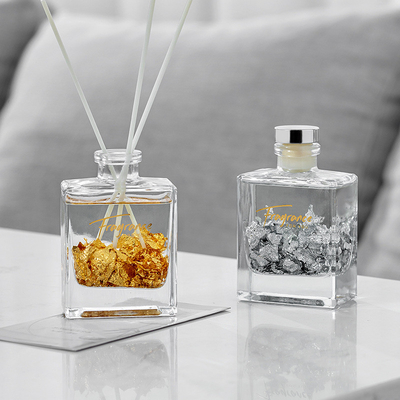 Rumah Aromaterapi Essential Oil Fragrance Parfum Crystal Glass Bottle Reed Diffuser