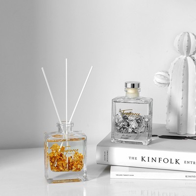 Rumah Aromaterapi Essential Oil Fragrance Parfum Crystal Glass Bottle Reed Diffuser