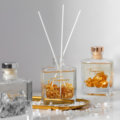 Rumah Aromaterapi Essential Oil Fragrance Parfum Crystal Glass Bottle Reed Diffuser