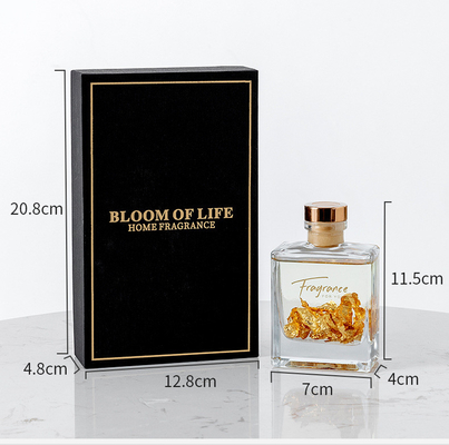 Rumah Aromaterapi Essential Oil Fragrance Parfum Crystal Glass Bottle Reed Diffuser