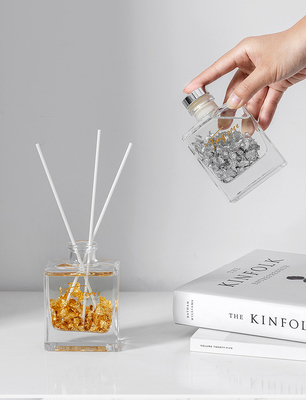 Rumah Aromaterapi Essential Oil Fragrance Parfum Crystal Glass Bottle Reed Diffuser