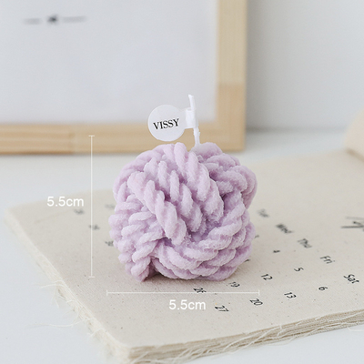 AROMA RUMAH Grosir Kecil Halus Wol Scented Soy Wax Paraffin Fragrance Kotak Hadiah Ulang Tahun Aromaterapi Kreatif Cand
