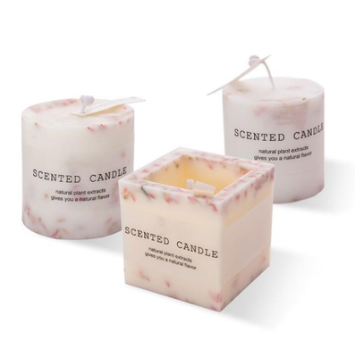 AROMA HOME Luxury Wedding Gift Travel Scented Pillar Candle Logo Kustom
