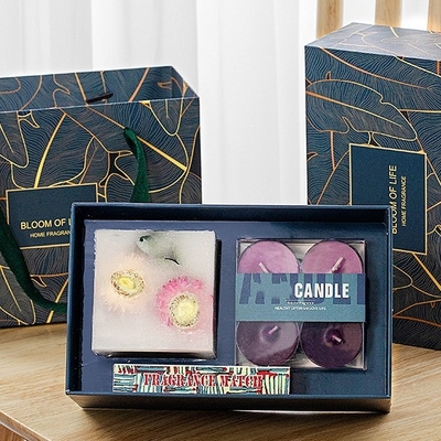 Tea Wax Soy Wax Pillar Scented Candle Gift Fragrance Private Label Disesuaikan
