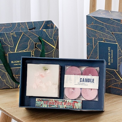 Tea Wax Soy Wax Pillar Scented Candle Gift Fragrance Private Label Disesuaikan
