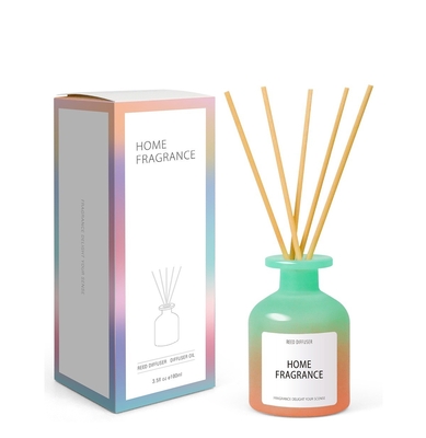 Botol Minyak Esensial Aromaterapi Botol Kaca Kamar Tidur Udara Segar Bunga Reed Diffuser