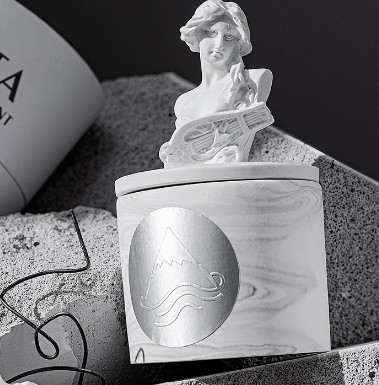 Wewangian Buatan Tangan Lilin Beraroma George David COS Plester Gypsum Sculpture