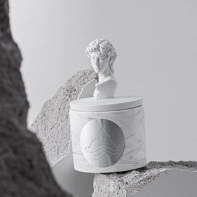 Wewangian Buatan Tangan Lilin Beraroma George David COS Plester Gypsum Sculpture