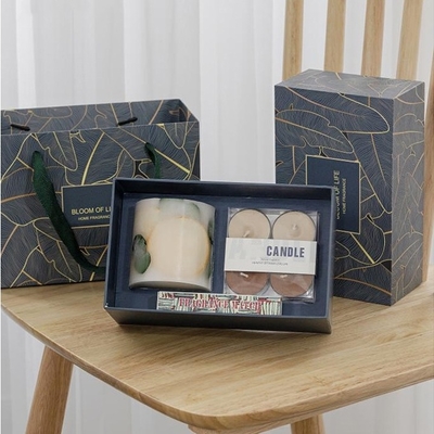 Silinder Piala Bunga Teh Lilin Wangi Lilin Hadiah Set Warna-warni Untuk Pesta Pernikahan