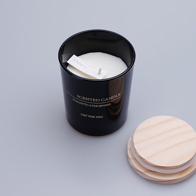 Grosir Lilin Lilin Kedelai Beraroma Mewah Dengan Kotak Hadiah Tutup Kayu