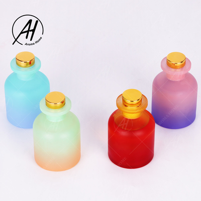 Set Kado Berkualitas Tinggi 100ml Natrral Gradien Mewah Minyak Esensial Pengharum Rumah Reed Diffuser