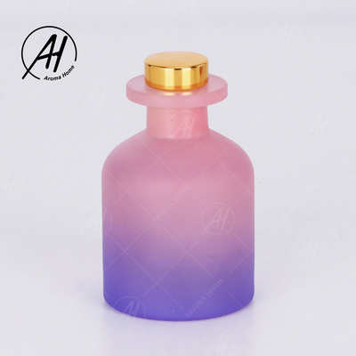 Set Kado Berkualitas Tinggi 100ml Natrral Gradien Mewah Minyak Esensial Pengharum Rumah Reed Diffuser