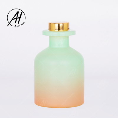 Set Kado Berkualitas Tinggi 100ml Natrral Gradien Mewah Minyak Esensial Pengharum Rumah Reed Diffuser