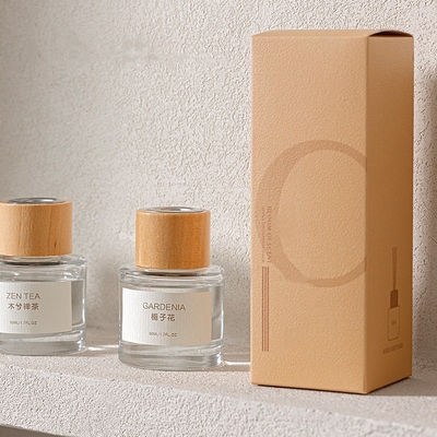 Tersedia 50ml Botol Aroma Diffuser Reed Diffuser Pengharum Ruangan Untuk Hotel