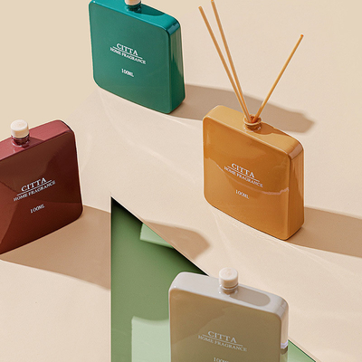 Penyegar Udara Parfum Rumah Fragrance Oil Stick Kaca Reed Diffuser Hitam