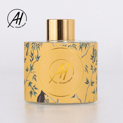 Label Toples Kaca Tanpa Api Gaya Nordik Lilin Beraroma Reed Diffuser Set With Box