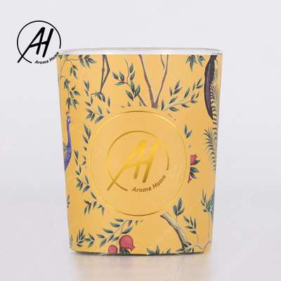 Label Toples Kaca Tanpa Api Gaya Nordik Lilin Beraroma Reed Diffuser Set With Box