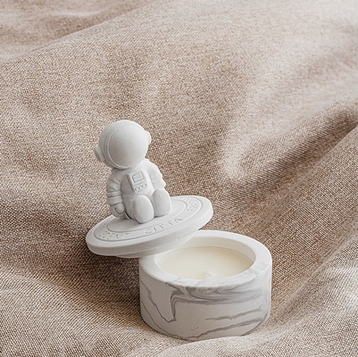 Plaster Space Astronot Velas Healing Crystal Aromatherapy Lilin Beraroma