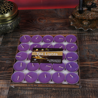 Aromaterapi Tealight Berbentuk Hati Tanpa Asap Lilin Lilin Wangi Kedelai 50 Pcs