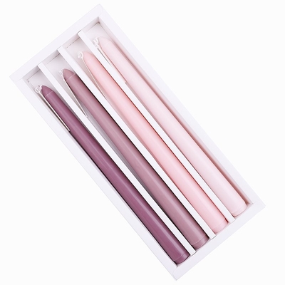 Agama Lilin Lancip Lilin 4pcs Gift Set Doa Acara Pesta Warna Campuran