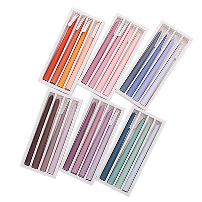 Agama Lilin Lancip Lilin 4pcs Gift Set Doa Acara Pesta Warna Campuran